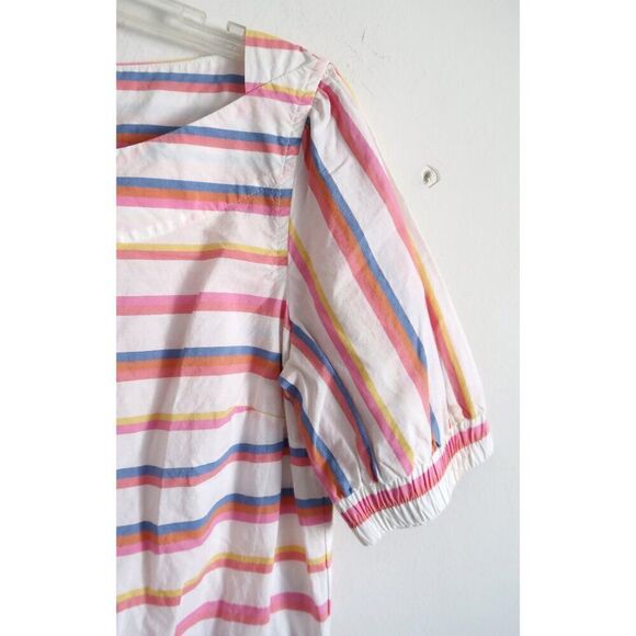 J.Crew Striped Short Sleeve Blouse - Size 00P - Picture 3 of 8